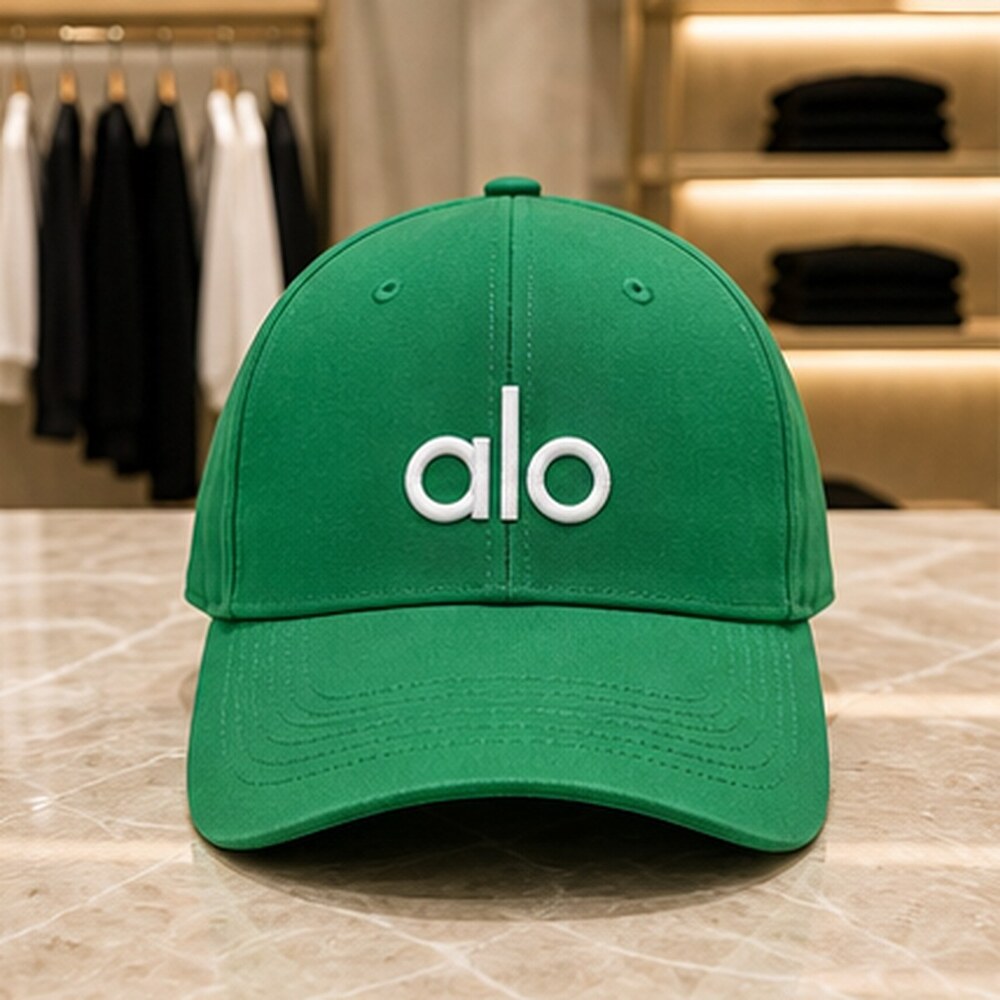 ALO Yoga Green Active Baseball Cap Hat NWT